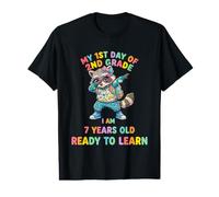 My First Day of Second Grade Funny Raccoon Back to School Value Graphic T-Shirt