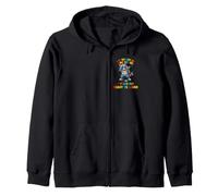 My First Day Of Second Grade Funny Raccoon Back To School Zip Hoodie