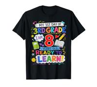 My First Day of Third Grade 8 Years Old Back to School T-Shirt