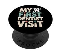 My First Dentist Visit Kids Toothbrush Smile PopSockets Adhesive PopGrip