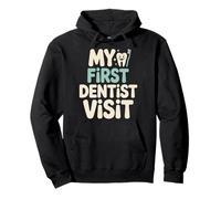 My First Dentist Visit Kids Toothbrush Smile Pullover Hoodie