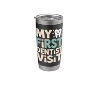 My First Dentist Visit Kids Toothbrush Smile Stainless Steel Insulated Tumbler