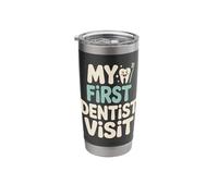 My First Dentist Visit Kids Toothbrush Smile Stainless Steel Insulated Tumbler
