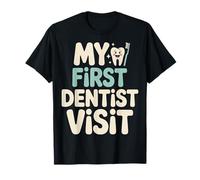 My First Dentist Visit Kids Toothbrush Smile T-Shirt
