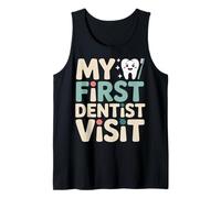 My First Dentist Visit Kids Toothbrush Smile Tank Top