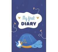My first diary for toddler | blank plain ruled diary without date | small portable size (6x9inch) 120 pages: Kids diary