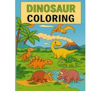 My First Dinosaur Coloring Book: 24 Fun Pages to Color - For Kids Ages 3 to 8 (Wild Wonders Coloring Series)