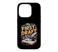 My First Draft Is Allowed to Be Terrible Writer Author Case for iPhone 14 Pro