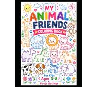 My first EASY BUSY Animal Coloring Book: 25 Fun and Easy Animal Coloring Pages Featuring Farm Animals, Jungle Animals and Pets | Easy & Busy Coloring Book for Toddlers, Preschoolers, Boys & Girls