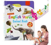 My First English Sound Toy, 300+ Words, 13 Themes, 2025 Fun Word Game, Juguete Educativo for Educational Language, School Education & Perfect Educational Gifts (for 3-9 years)