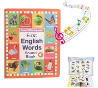 My First English Sound Toy, 300+ Words, Fun Word Game,Press to Learn Phonics for Educational Language, School Education & Perfect Educational Gift (0-6 years)