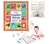My First English Sound Toy -470+ Words, 21 Themes, English Words Speaking Book, Toddlers Kids 0-6Years Old Vocabulary Speech Learning,Fun Word Game,Press Alphabet Sound Book,Perfect Educational Gift