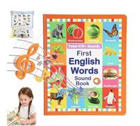 My First English Sound Toy - 470+ Words, 21 Themes, Fun Word Game, 2025 First English Words Sound Book, Juguete Educativo for Educational Language, Press to Learn Phonics (Large)