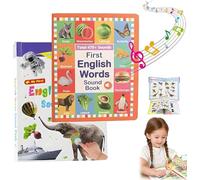 My First English Sound Toy - 470+ Words, 21 Themes, Fun Word Game & Bilingual Toys, Juguete Educativ, School Education & Perfect Educational Gift, for Toddler 0-9 Year Old