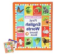 My First English Sound Toy - 470+ Words, 21 Themes, Fun Word Game, Educativo for Educational Language, Press to Learn Phonics, English Words Sound Book, Ideal for Education (#B)