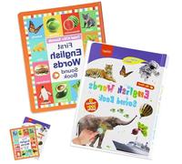 My First English Sound Toy - 470+ Words, 21 Themes, Fun Word Game, Educativo for Educational Language, Press to Learn Phonics, English Words Sound Book, Ideal for Education (A+B)