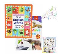 My First English Sound Toy,470+ Words,21 Themes, Fun Word Game,Juguete Educativo for Educational Language, Alphabet Sound Book,Interactive Sound Storybook,School Education & Perfect Educational Gift
