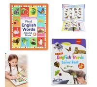 My First English Sound Toy-470+Words, 21 Themes, Fun Word Game, Juguete Educativo for Educational Language, School Education & Perfect Educational Gift, Musical Toys for Toddlers 1-3