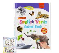 My First English Sound Toy - 470+ Words, 21 Themes, Fun Word Game, Juguete Educativo for Educational Language, Press to Learn Phonics (3-9y*1set)