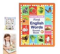 My First English Sound Toy-470+Words, 21 Themes, Fun Word Game, Juguete Educativo for Educational Language, School Education & Perfect Educational Gift, Musical Toys for Toddlers 1-3