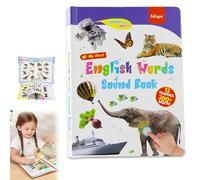 My First English Sound Toy-470+Words, 21 Themes, Fun Word Game, Juguete Educativo for Educational Language, School Education & Perfect Educational Gift, Musical Toys for Toddlers 1-3