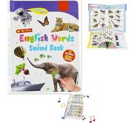 My First English Sound Toy - 470+ Words, 21 Themes, Fun Word Game, My First English Learning Toy, Fun Language Game for Early Childhood Education, Ideal School Readiness Gift for Toddlers (B)