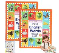 My First English Sound Toy - 470+ Words, 21 Themes, Fun Word Game,Press to Learn Phonics, Juguete Educativo for Educational Language, School Education & Perfect Educational Gift(Red*2)