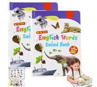 My First English Sound Toy - 470+ Words, 21 Themes, Fun Word Game,Press to Learn Phonics, Juguete Educativo for Educational Language, School Education & Perfect Educational Gift(Blue*2)