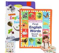 My First English Sound Toy - 470+ Words, 21 Themes, Fun Word Game,Press to Learn Phonics, Juguete Educativo for Educational Language, School Education & Perfect Educational Gift(Red+Blue)