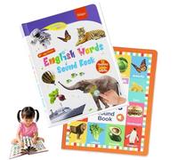 My First English Sound Toy - 470+ Words, 21 Themes, Fun Word Game, Press to Learn Phonics, School Education & Perfect Educational Gift, for Toddler 0-9 Year Old (#A+#B)