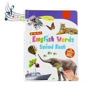 My First English Sound Toy,470+ Words,21 Themes,Press Alphabet Sound Book,Talking Early Interactive Audio Sound Books,English Words Speaking Book for 2-9 Years Old Vocabulary Speech Learning (B)