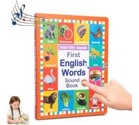 My First English Sound Toy - 470+ Words,Juguete Educativo,Toddlers Kids 2-9 Years Old Vocabulary Speech Learning,Fun Word Game,Press Alphabet Sound Book,Perfect Educational Gift (0-6y)