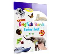 My First English Sound Toy, 470 Words Sound Book Sensory Toddler Toys, Interactive Books Toys for Educational Language, Funny Kids Pokes a Dot Sounds Book Learning Toy, for Girls & Boys