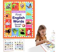 My First English Sound Toy, First English Sound Book, Englishs Words Speaking Book, 470+ Words, 21 Themes, Fun Word Game, Juguete Educativo for Educational Language