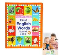 My First English Sound Toy, First English Words Sound Book, Englis-h Words Speaking Book, 470+ Words, 21 Themes, Fun Wor-d Games, Educational Games for Kids, Perfect Educational Gift (A)