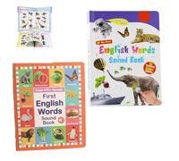 My First English Sound Toy, Fun Word Game, 300+ Words, 13 Themes, for Educational Language, School Education & Perfect Educational Gift, Speak and Spell (C)