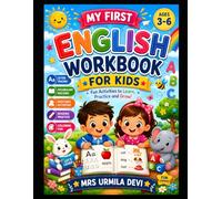 My First English Workbook for Kids Ages 3-6: Letters, Tracing, Vocabulary, Matching, Coloring & Fun