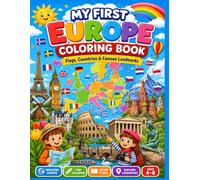 My first Europe coloring Book