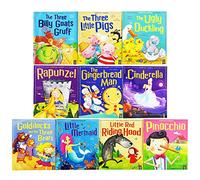 My First Fairy Tales Children Classic Collection 10 Books Set Three Little Pigs, Goldilocks and the Three Bears, Little Red Riding Hood
