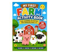 MY FIRST FARM ANIMALS ACTIVITY BOOK: Tracing - Matching - Mazes - Coloring