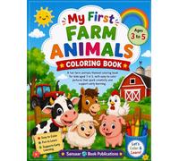My First Farm Animals Coloring Book: Fun & Easy Farm Animal Coloring Pages for Kids Ages 3-5 | Simple Bold Designs for Toddlers & Preschoolers to Learn, Color, and Have Fun