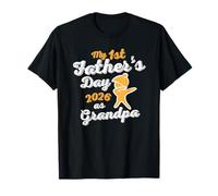 My First Father’s Day as Grandpa 2026-1st Time Grandfather T-Shirt