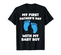 My First Father’s Day with My Baby Boy Cute New Dad Gift T-Shirt