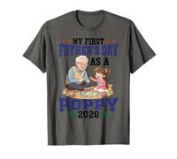 My First Father's Day As A Poppy 2026 with Granddaughter T-Shirt