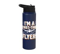 My First Flight Journey First Flight Adventure Stainless Steel Insulated Water Bottle