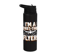 My First Flight Journey First Flight Adventure Stainless Steel Insulated Water Bottle