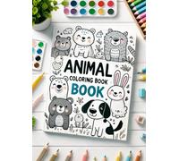 はじめての ふわふわ どうぶつぬりえ( "My First Fluffy Animal Coloring Book"): かわいくて簡単!1〜3歳の子ども向け("Cute & Easy Coloring for Toddlers and Kids Ages 1-3")