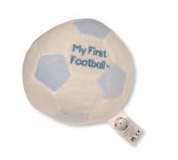 ' My First Football' Baby Soft Toy with Rattle (Sky)