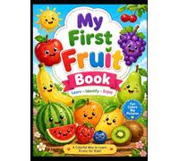 My First Fruit Kids Coloring Book