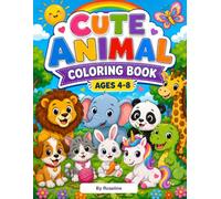 My first fun coloring book: Cute Animal, Shape. and pictures for kids